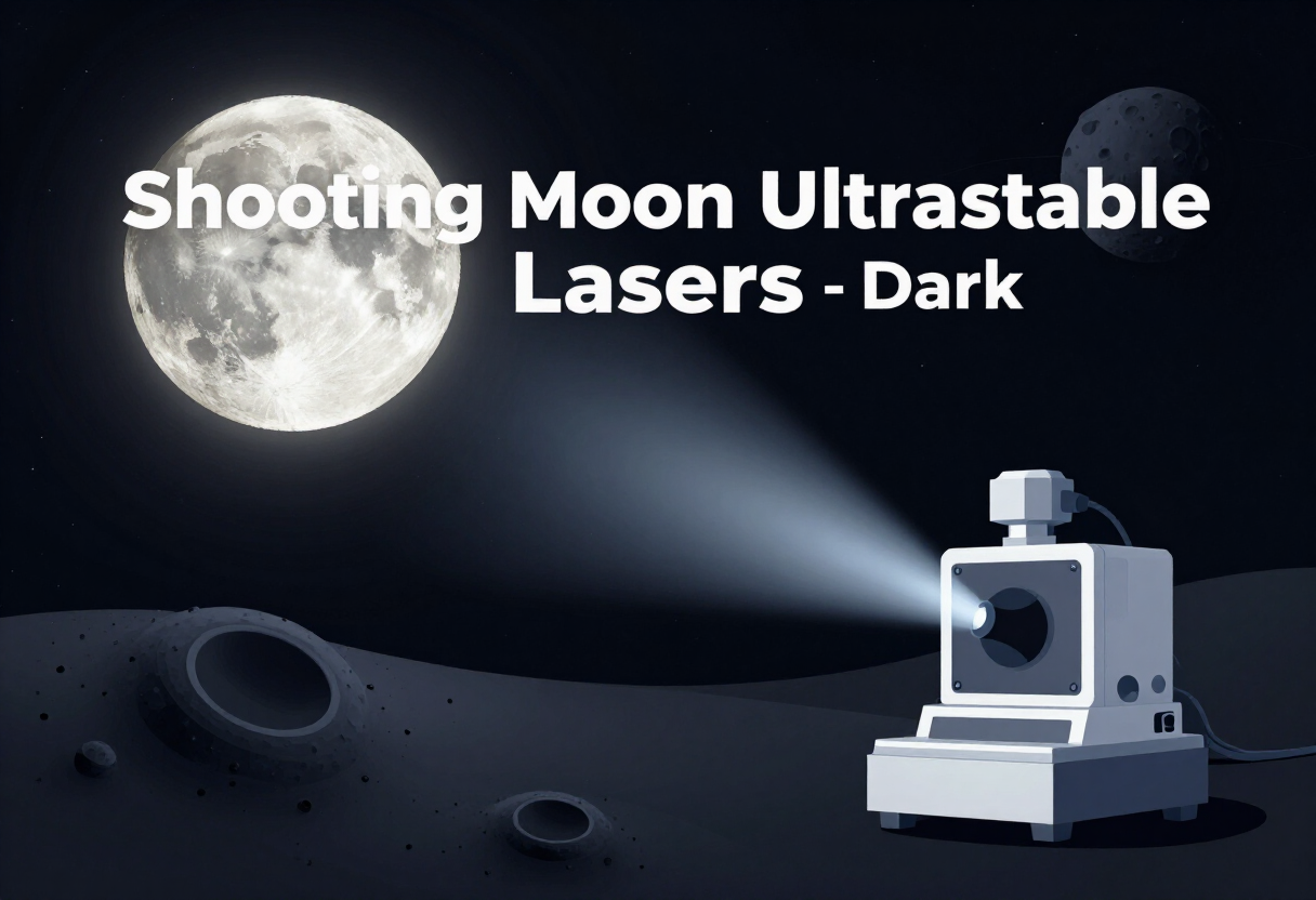 Shooting for the Moon: Ultrastable Lasers in Dark Craters Could Enable Lunar Navigation, Precision Timekeeping, New Scie